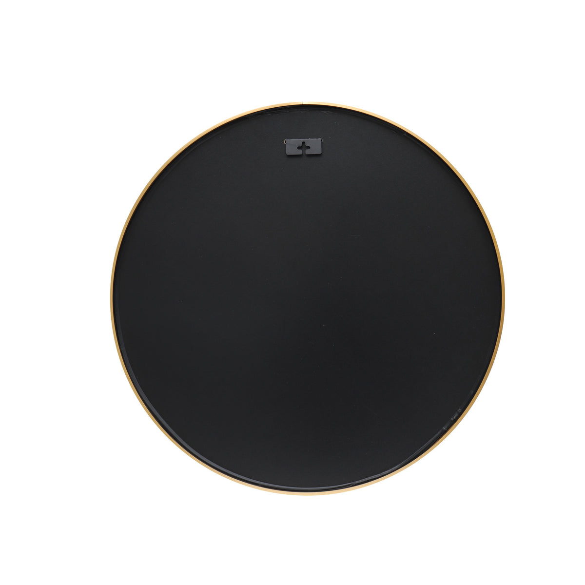 Miroir mural rond PORTRAIT 60cm or avec cadre métallique