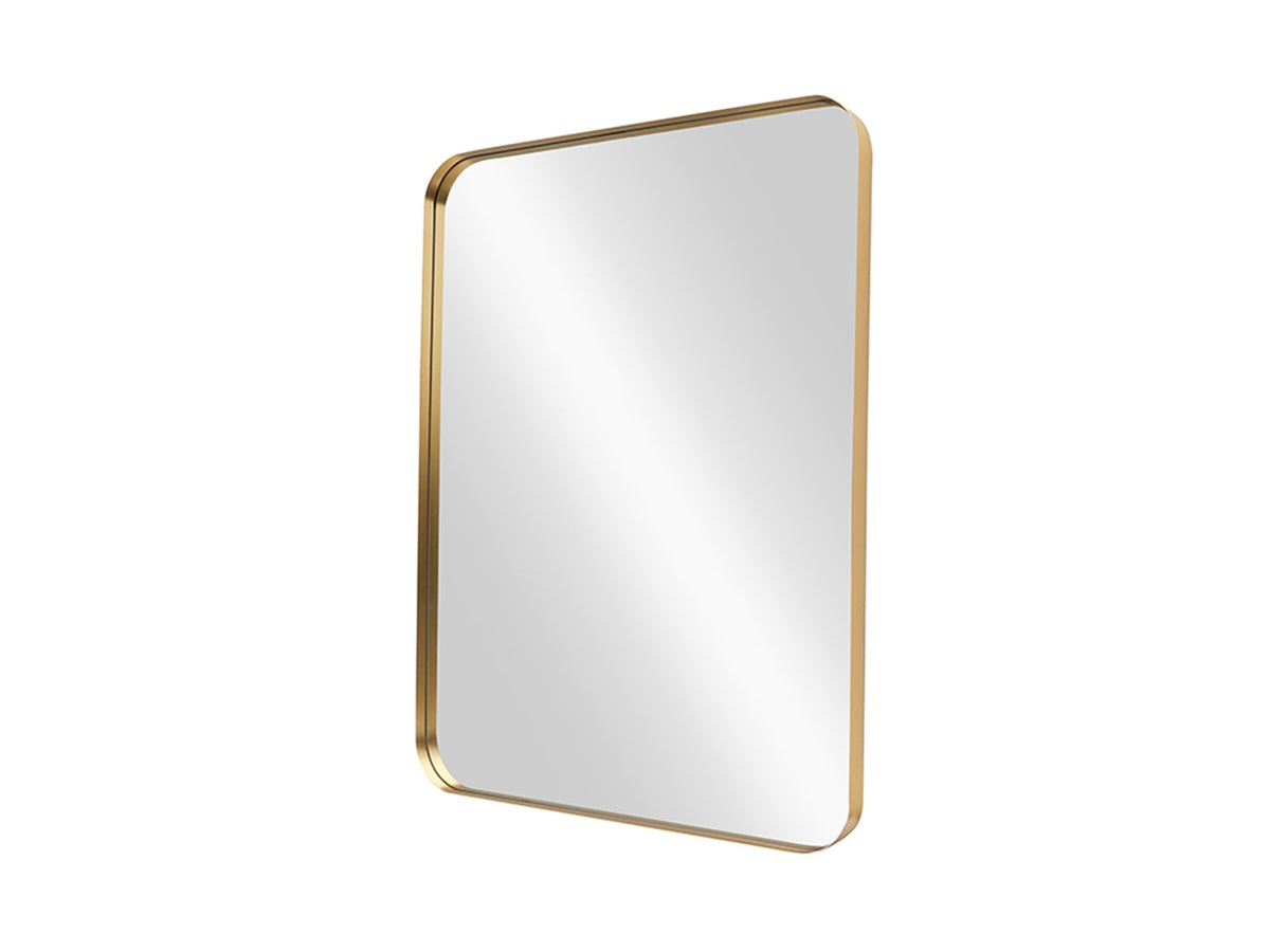 Moderner Wandspiegel AMSTERDAM 100cm gold Aluminium