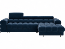 Velours bleu marine