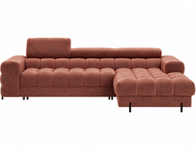 Velours terracotta