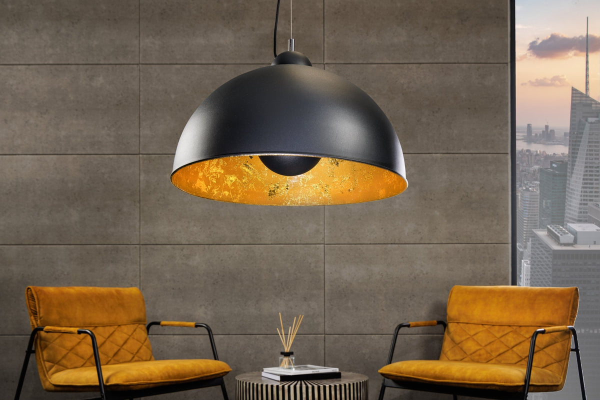 Pendant lamp STUDIO 55cm black gold