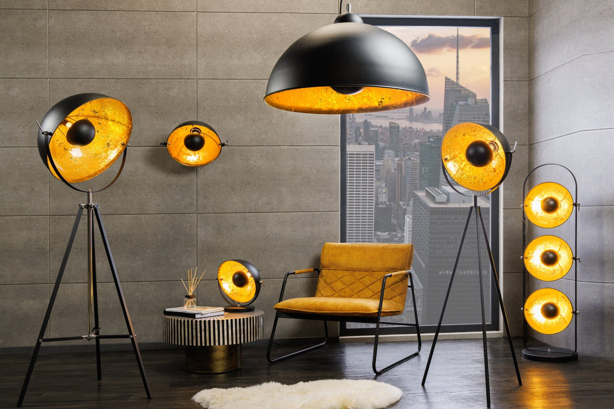 Pendant lamp STUDIO 55cm black gold