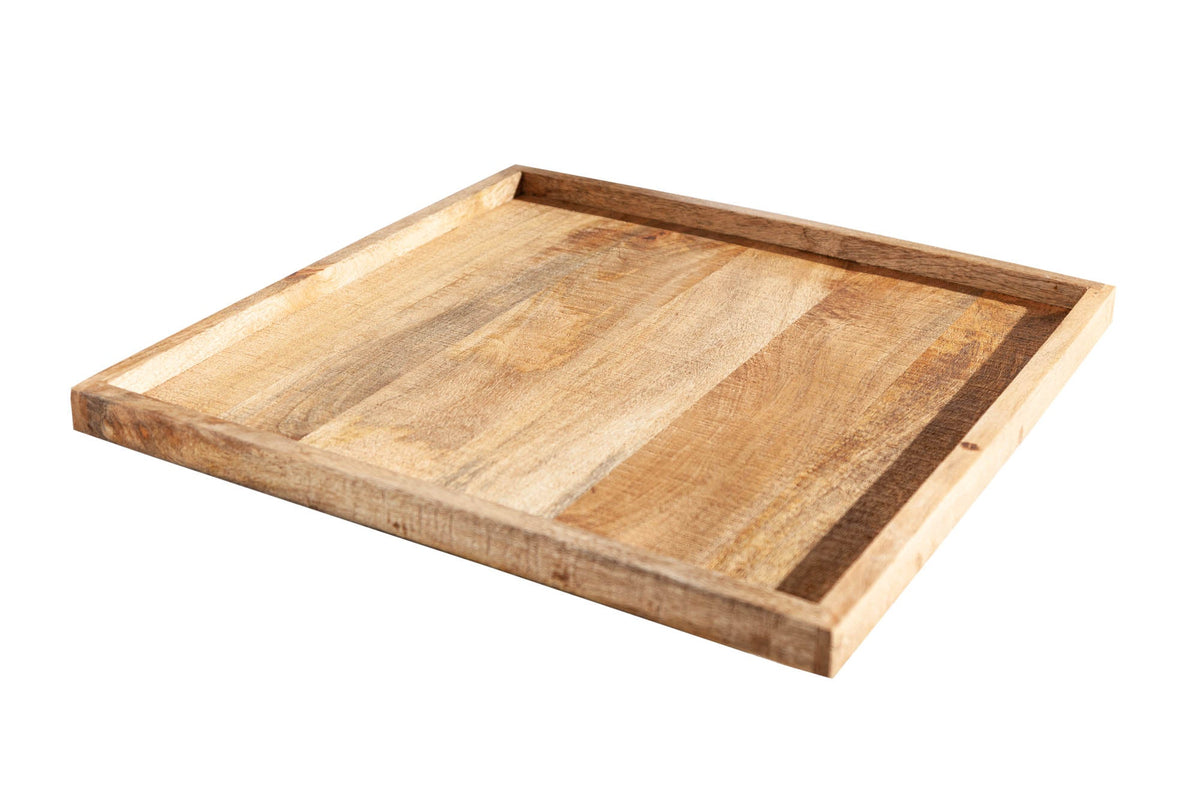 Plateau massif MAKASSAR Planche de service en manguier 50cm