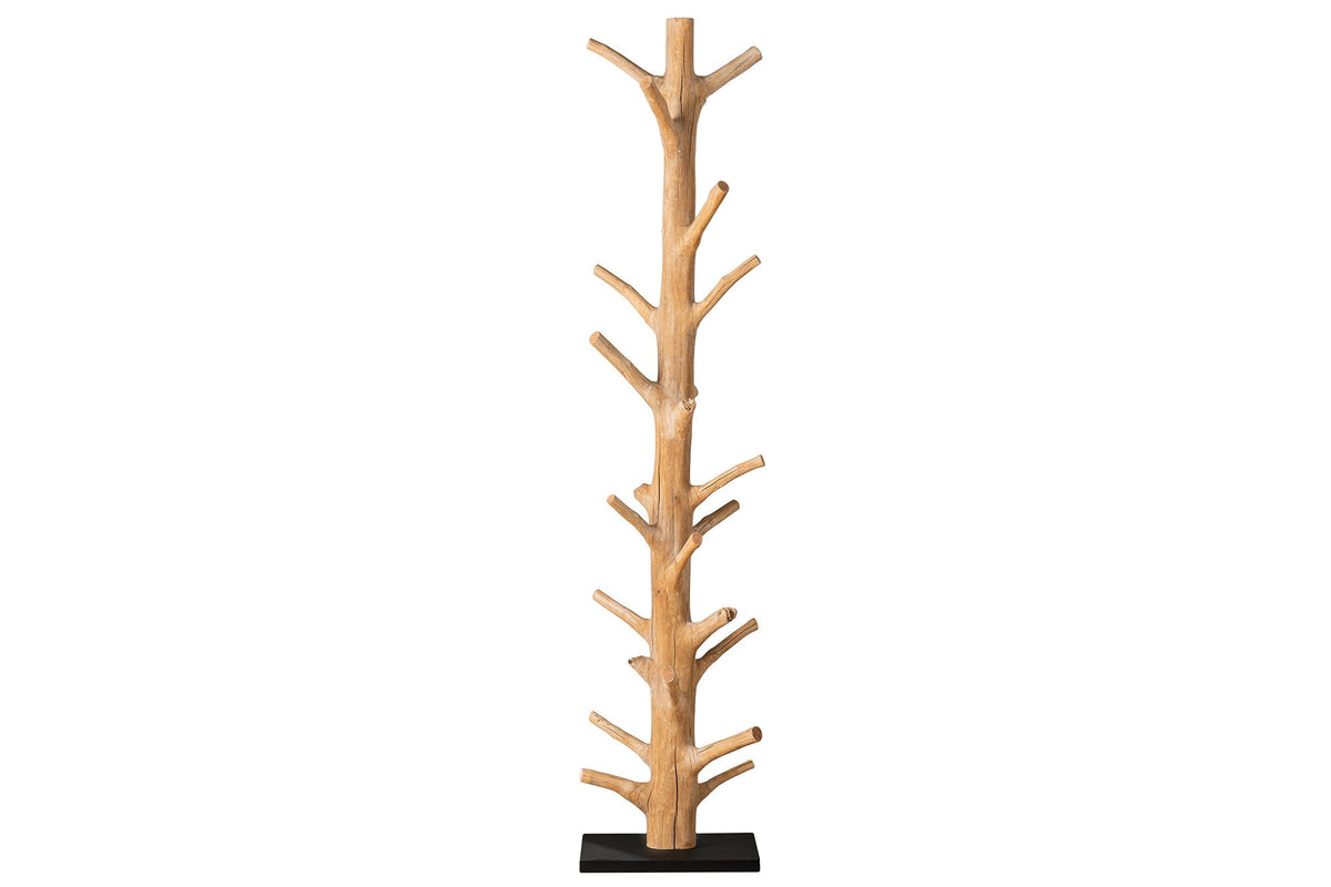 Porte-manteau massif TREE NATURE Porte-vêtements en bois naturel 170cm