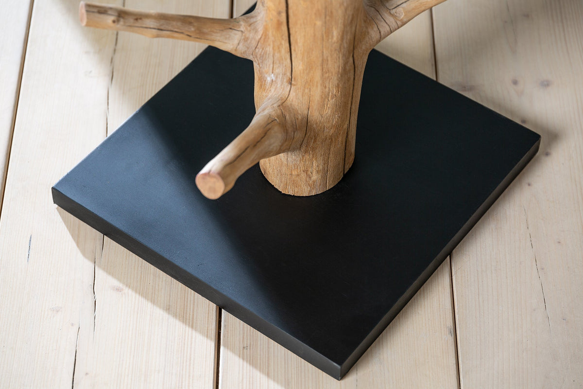 Porte-manteau massif TREE NATURE Porte-vêtements en bois naturel 170cm