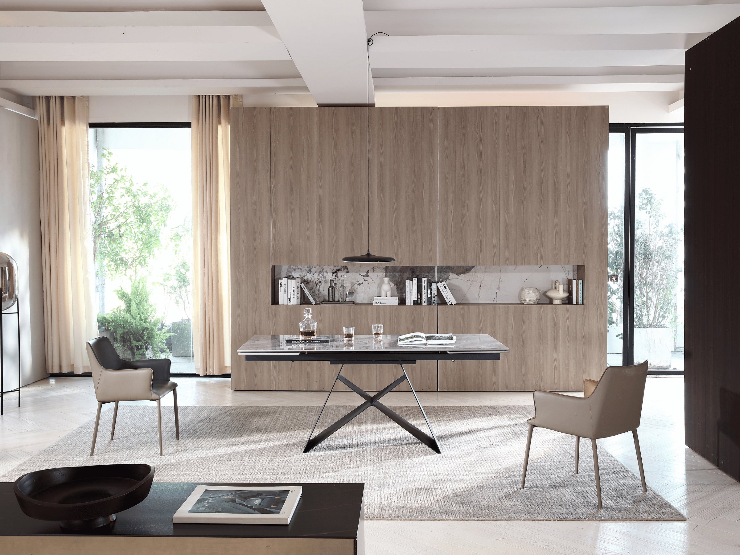 Mesa de comedor extensible Masdar  