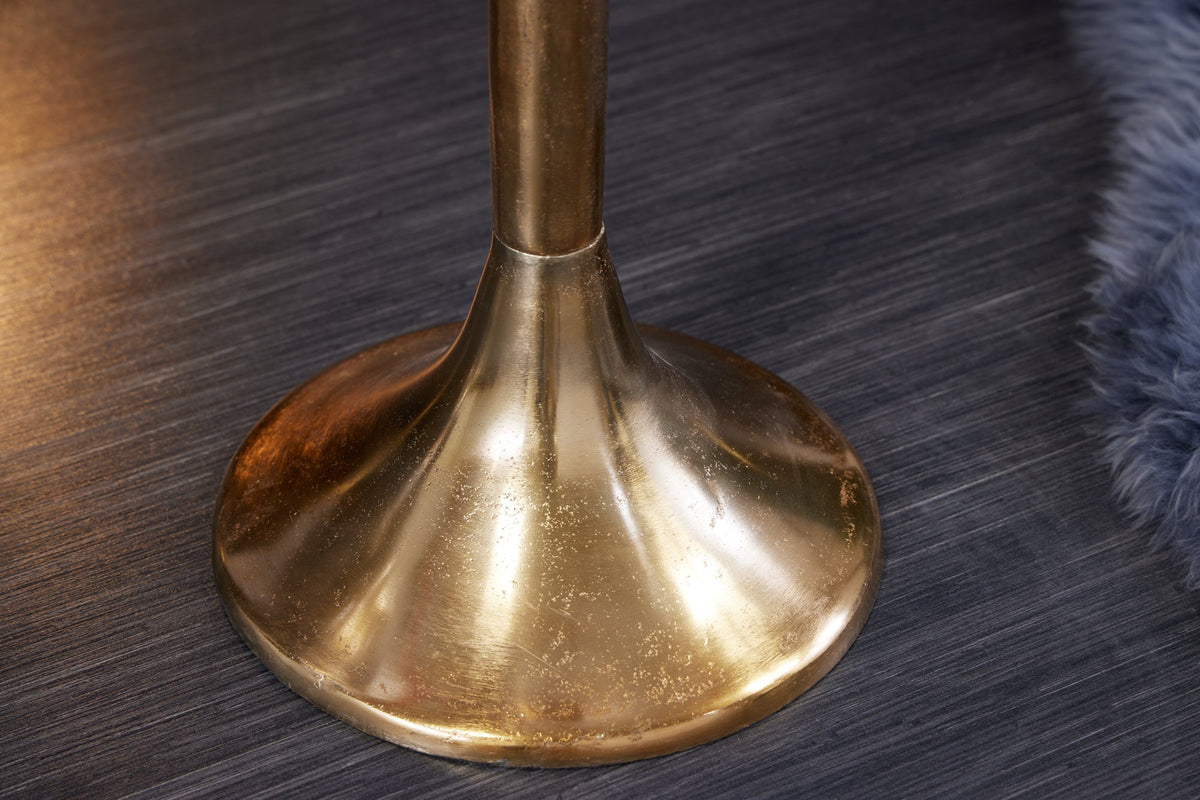 Refroidisseur de champagne décoratif CHAMPAGNE 80cm refroidisseur de bouteille en métal fait main en or antique
