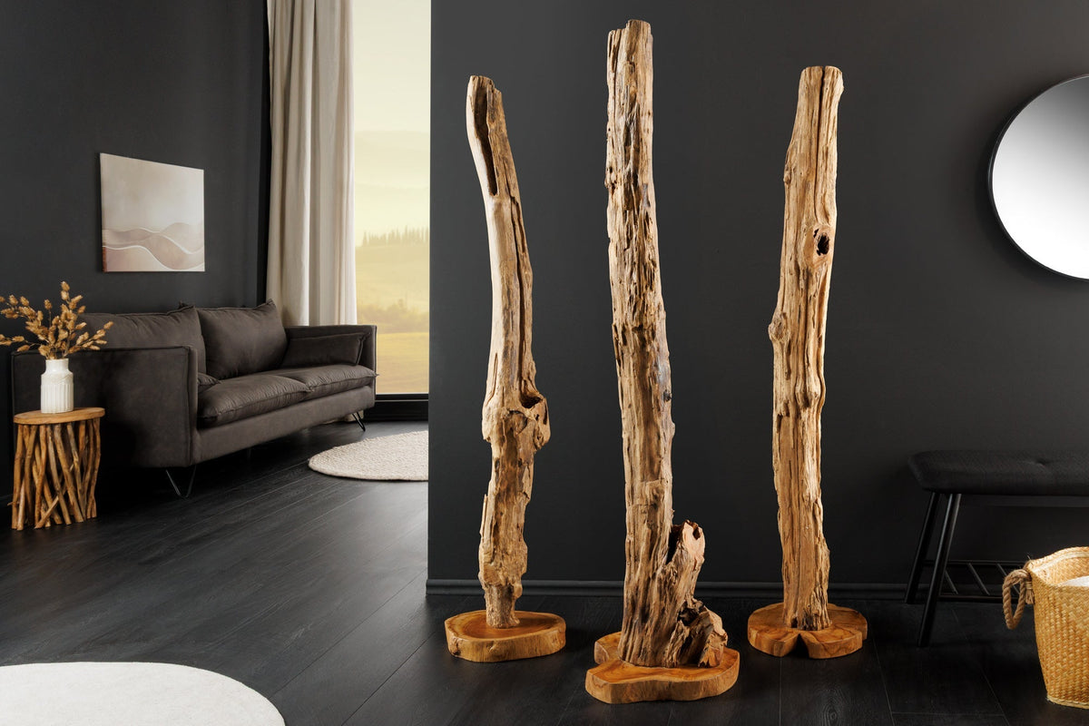 Sculpture naturelle REEF 125-150cm en bois flotté accessoire en bois