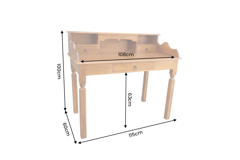 Dimensions de la table