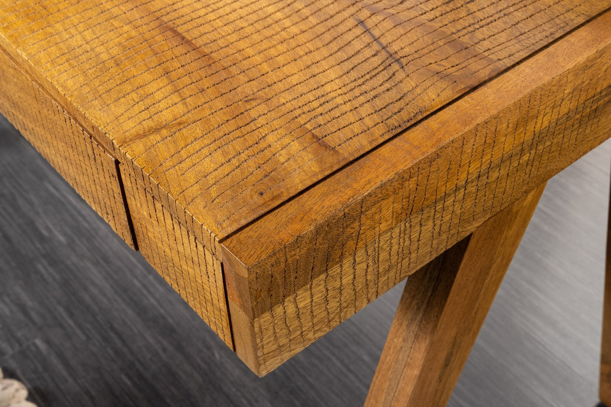 Secrétaire massif MONSOON 120cm bureau en manguier