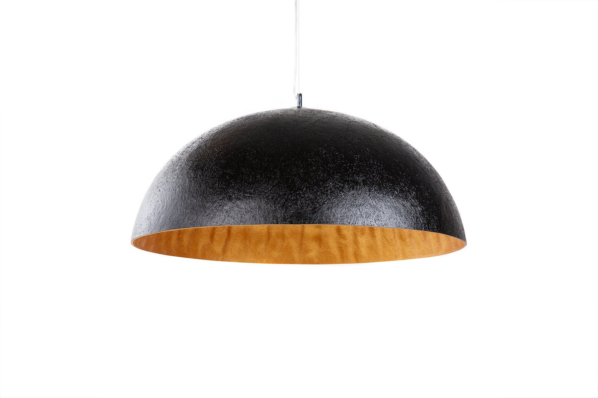 Suspension design élégant GLOW 70cm lampe suspendue or noir