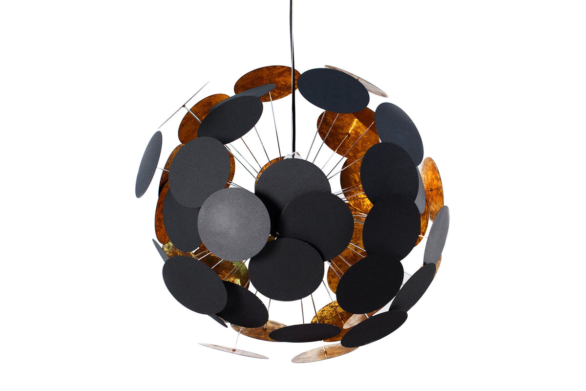 Suspension design moderne INFINITY HOME 70 cm or noir