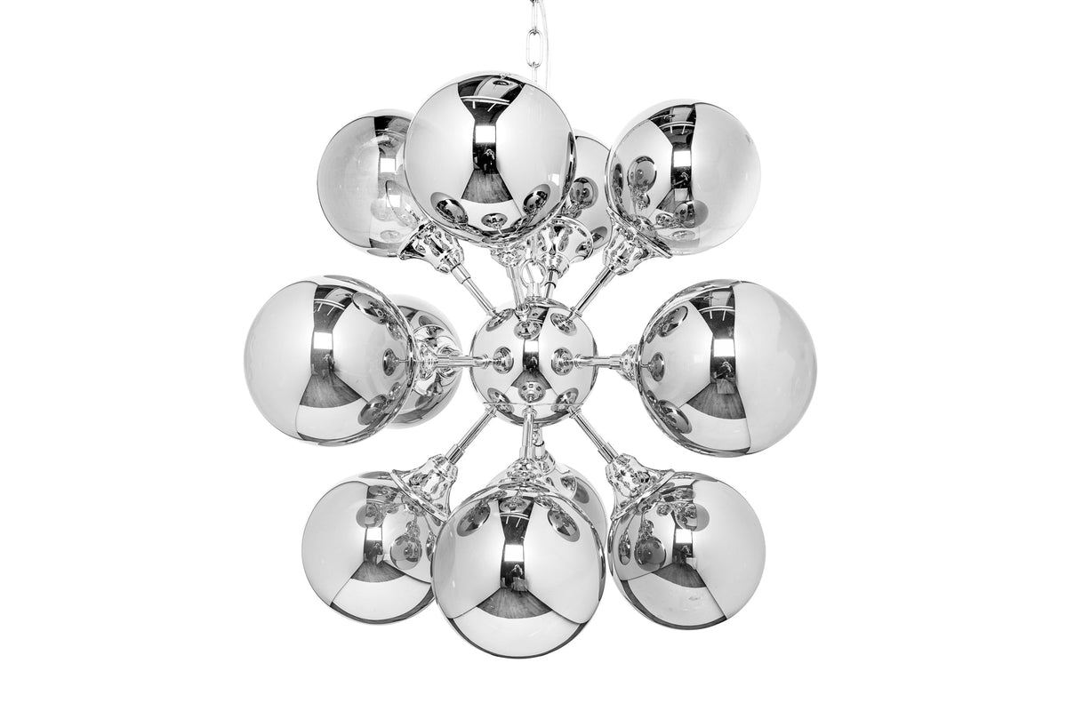 Suspension GALAXY 72 cm argentée – design moderne