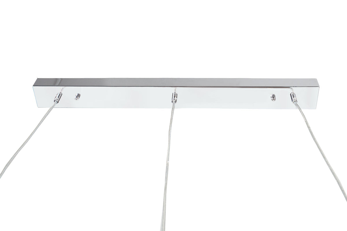 Suspension moderne 3 pièces CHROMAGON boule chromée