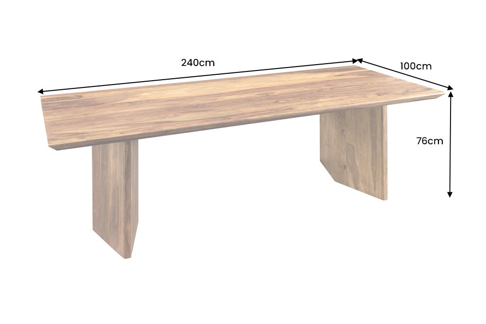Dimensions de la table