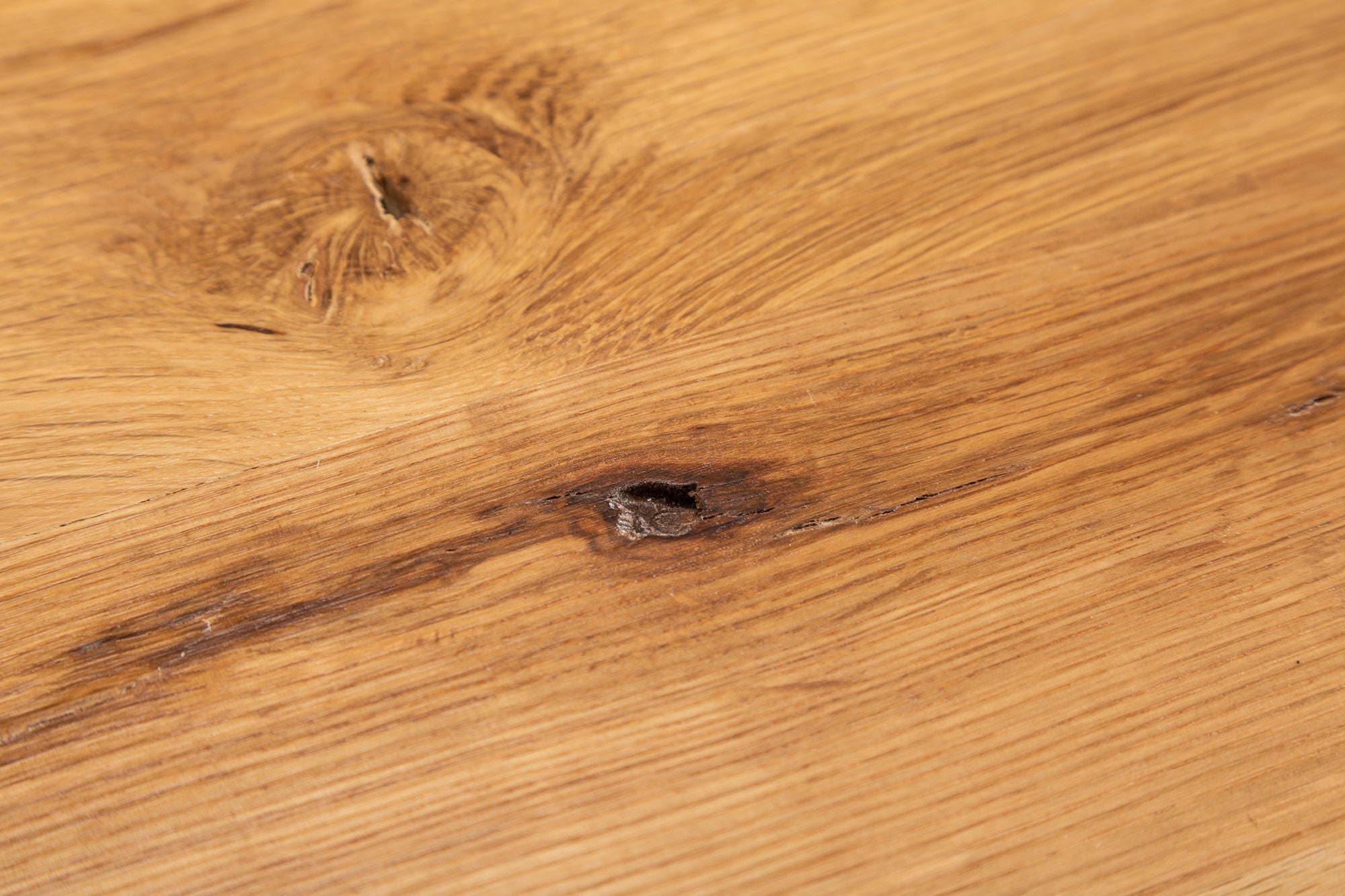LIVING EDGE mesa de comedor de madera maciza 160cm roble silvestre natural aceitado borde del árbol marco de metal
