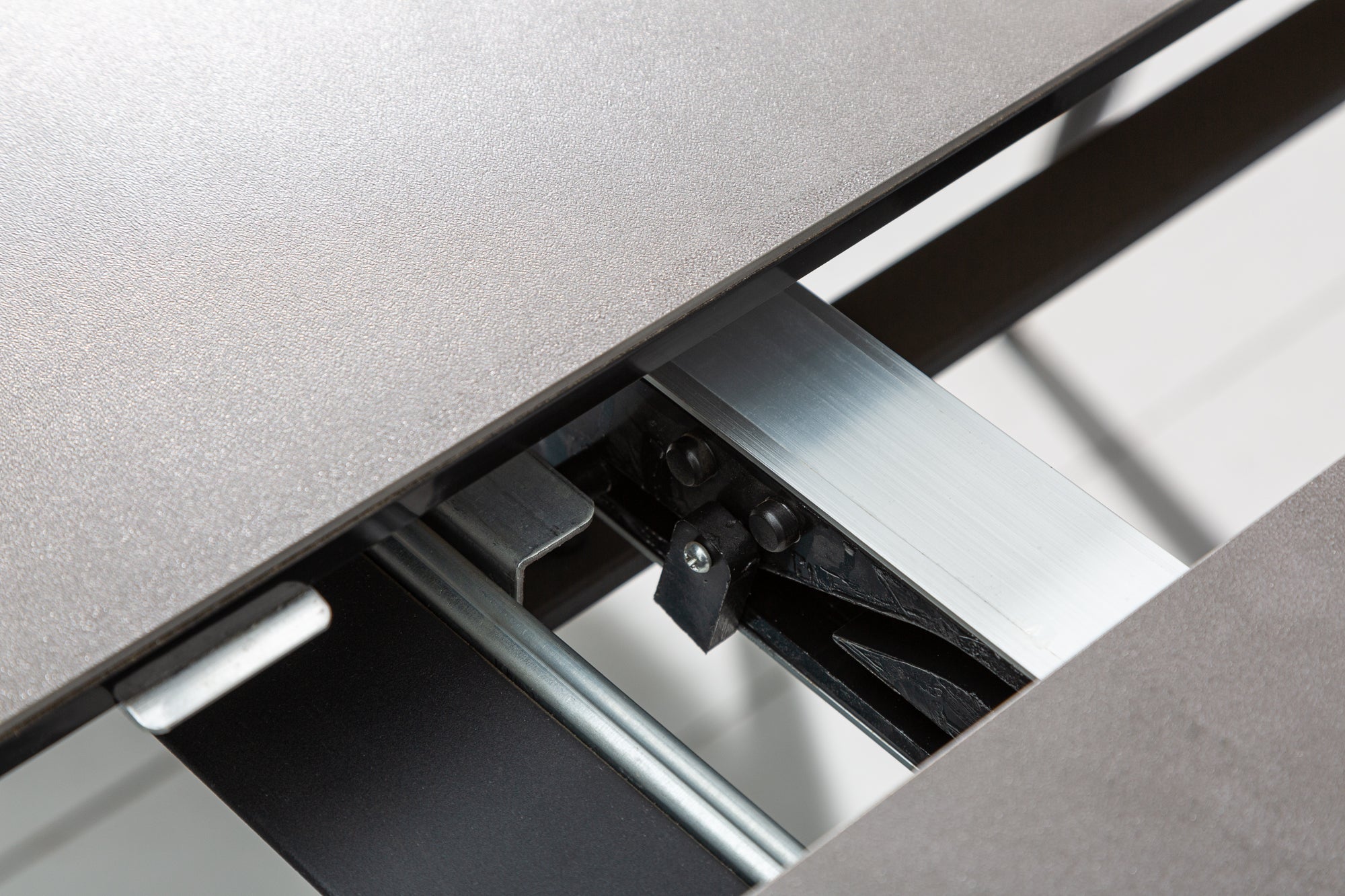 CONCORD mesa de comedor extensible 180-230 cm en cerámica antracita made in Italy