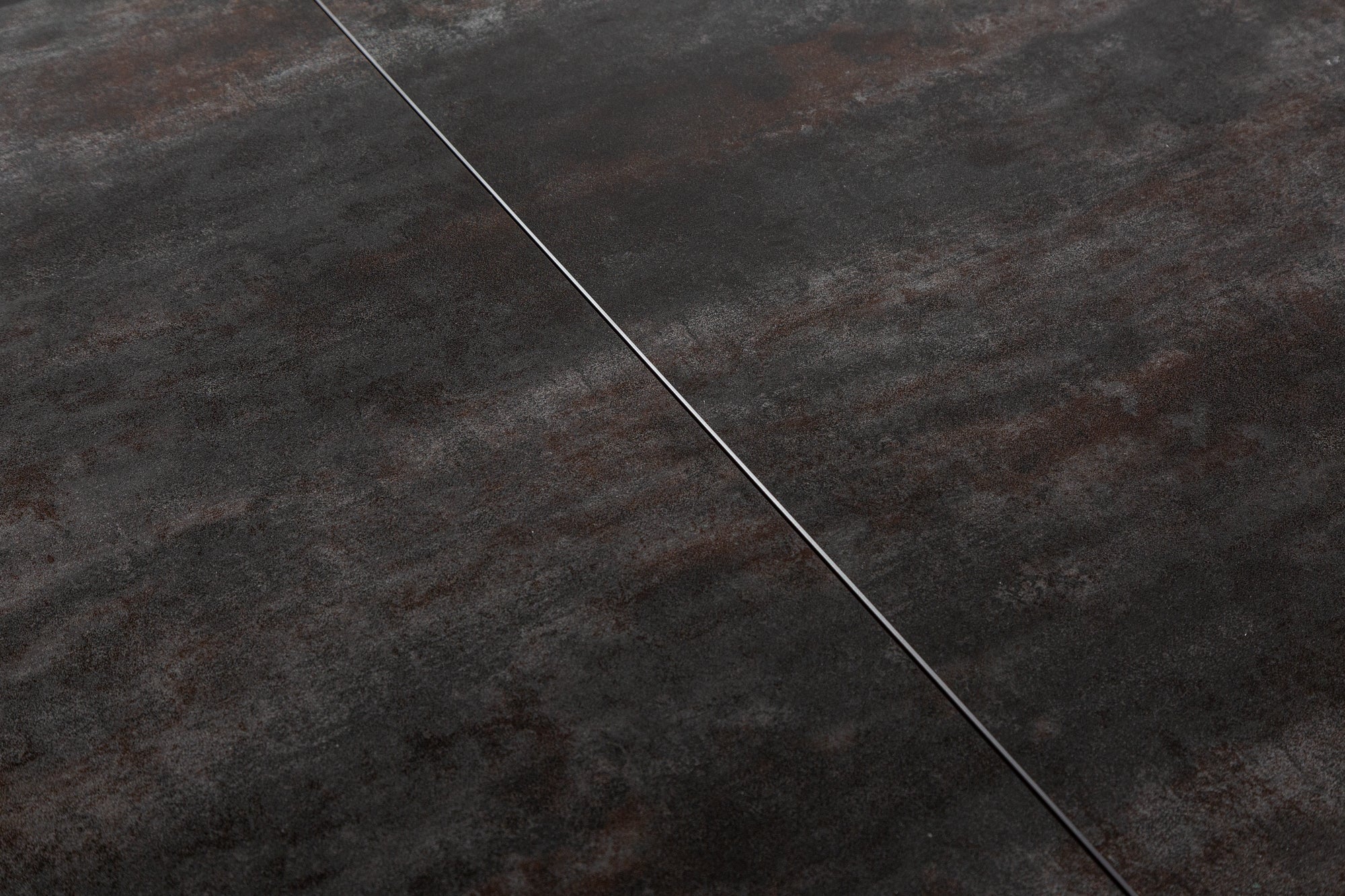 Mesa de comedor extensible EUPHORIA 180-220-260cm en cerámica lava antracita made in Italy