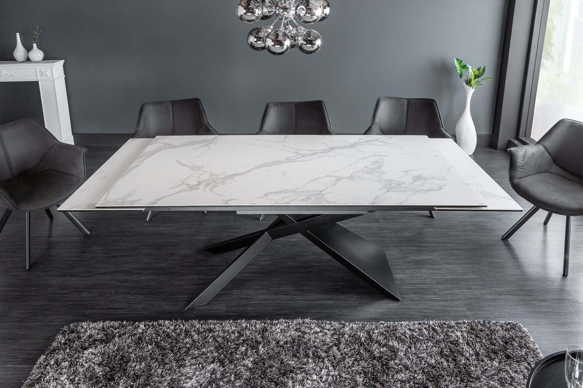 Table à manger extensible fabriquée en Italie - ZAPA