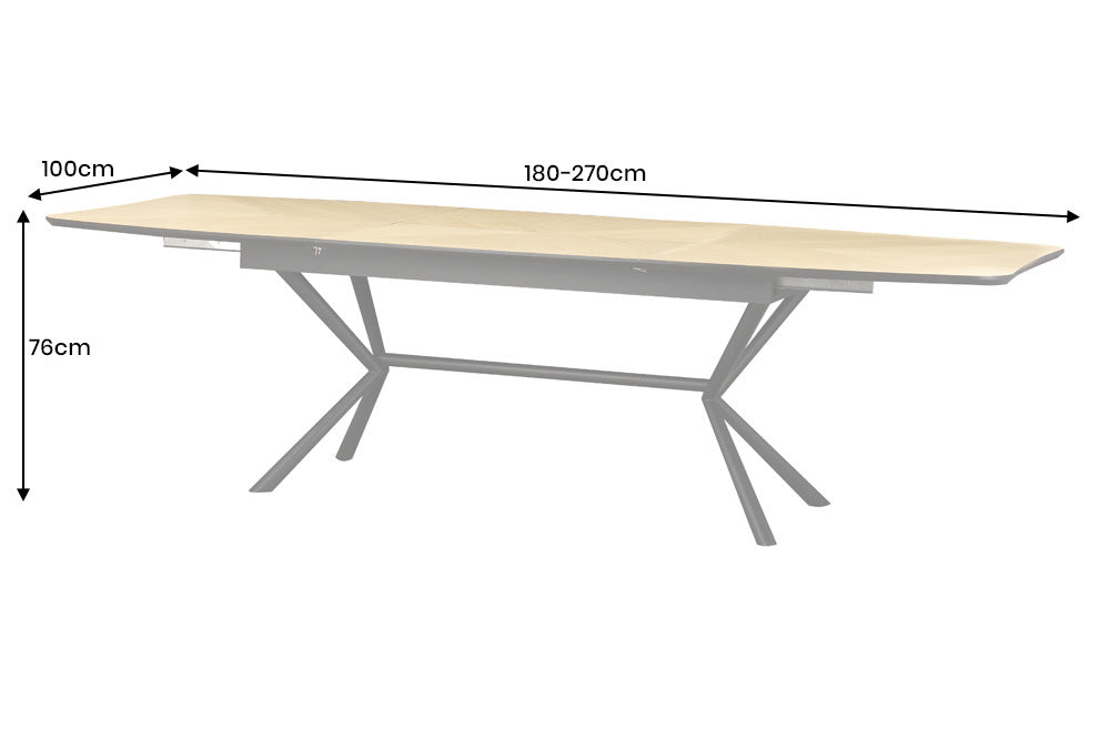Dimensions de la table