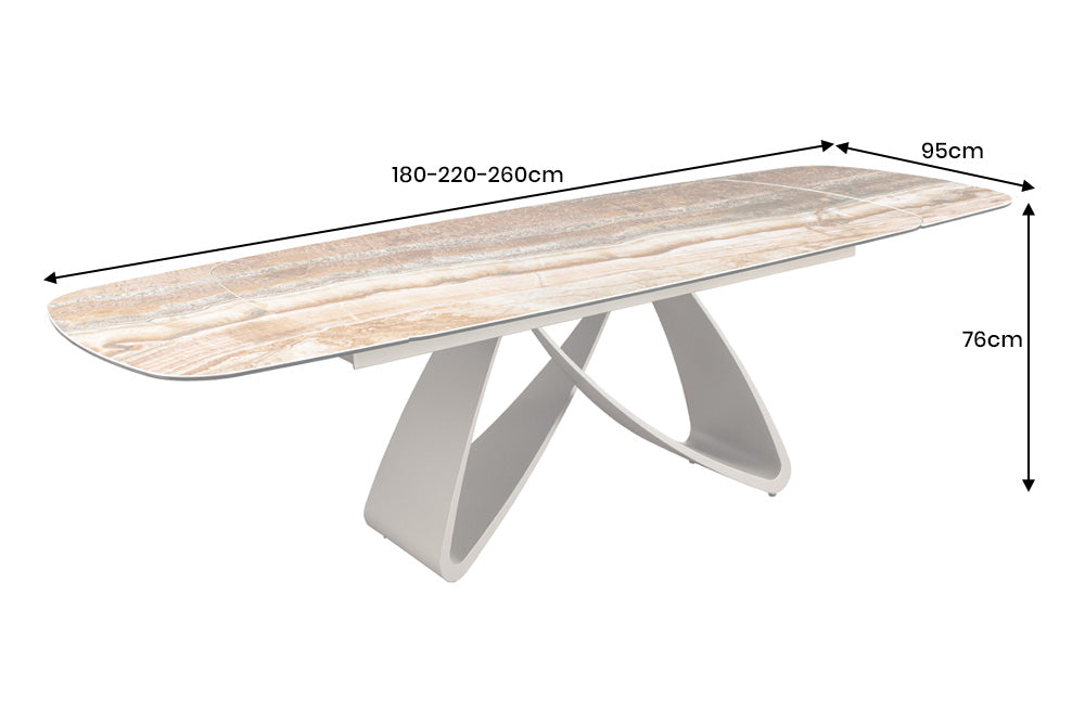 Dimensions de la table