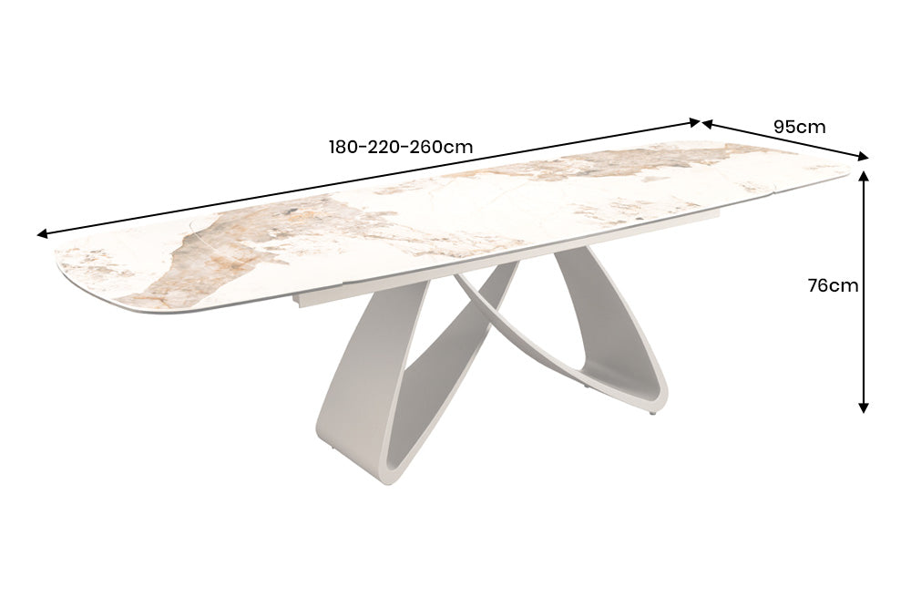 Dimensions de la table