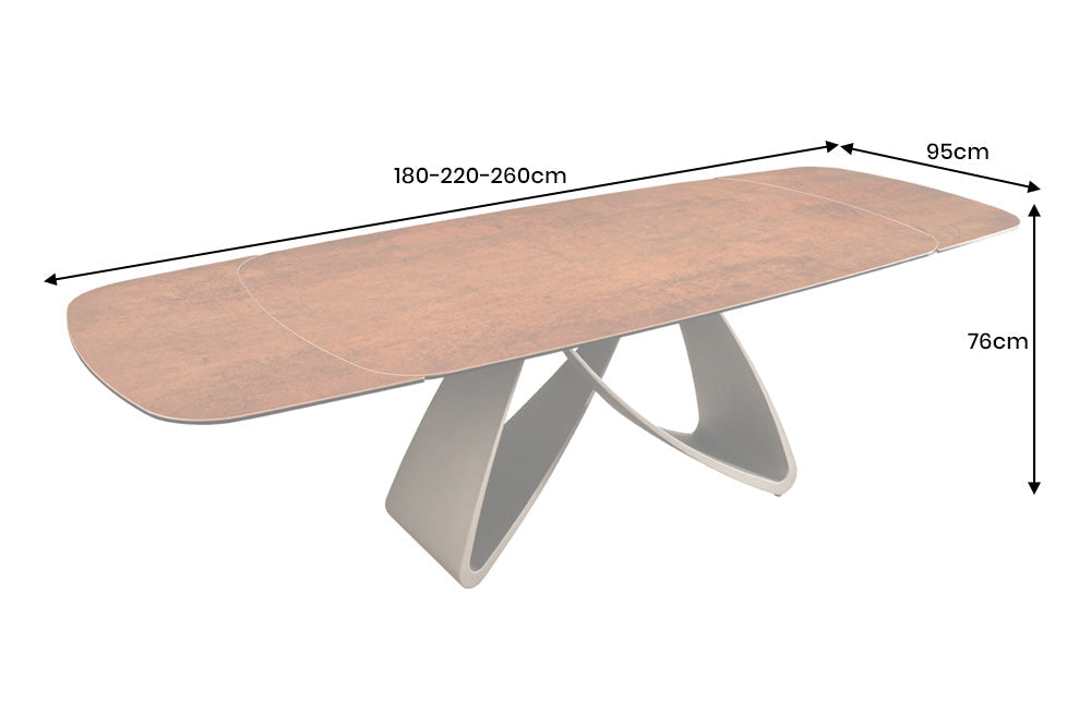 Dimensions de la table