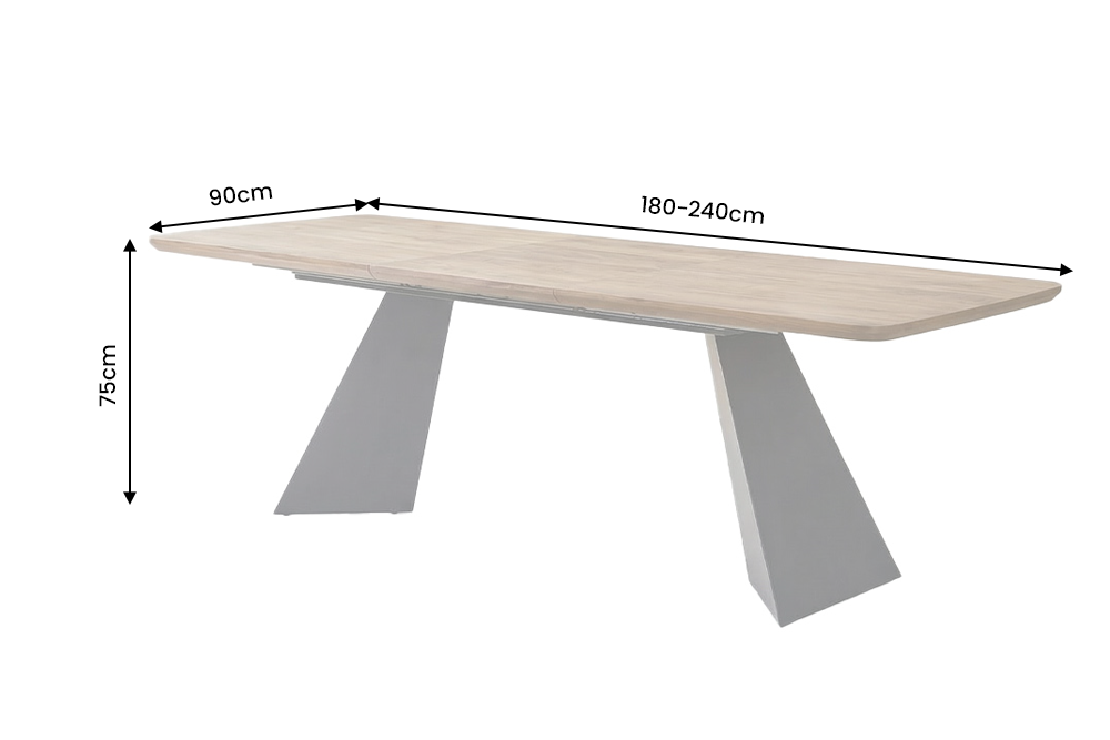 Dimensions de la table