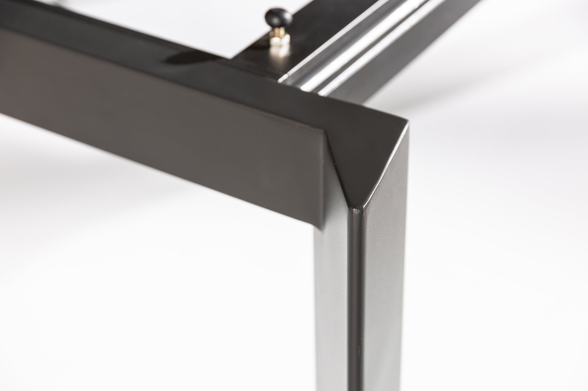 Mesa de comedor extensible X7 180-240 cm en cerámica antracita made in Italy