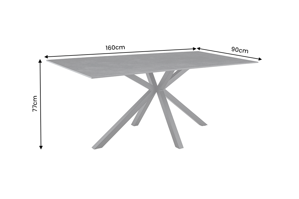 Dimensions de la table