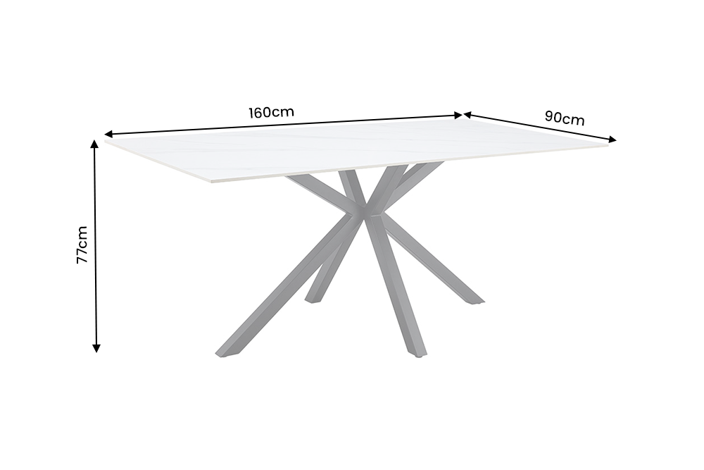Dimensions de la table