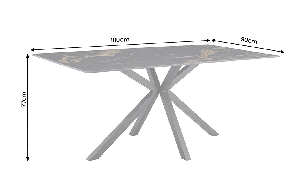 Dimensions de la table