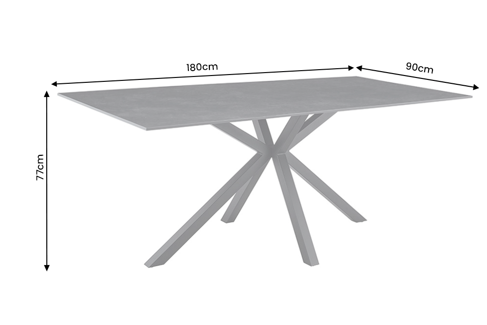Dimensions de la table