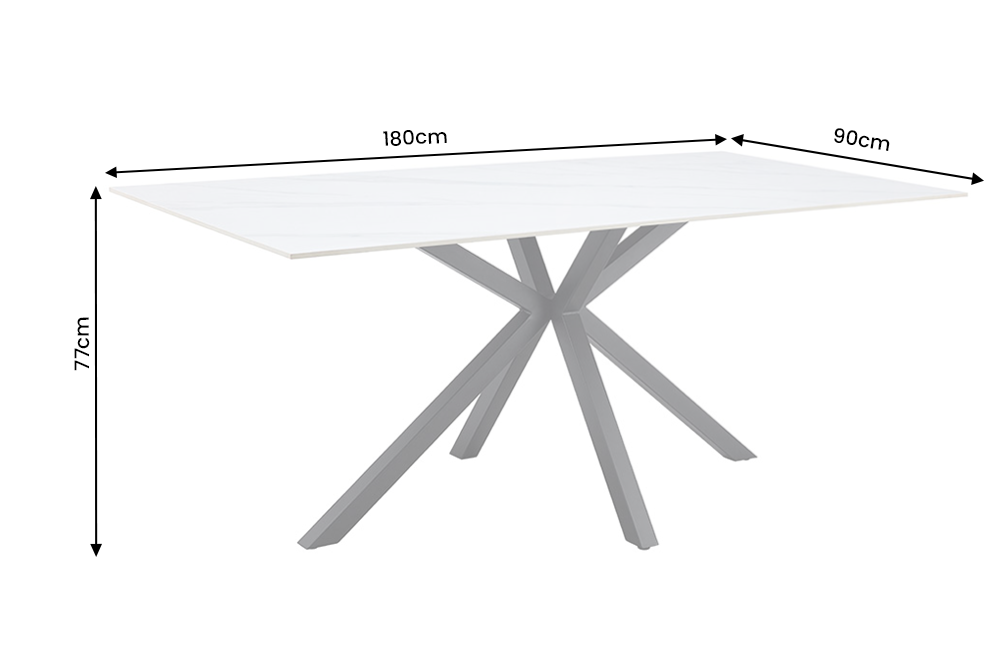 Dimensions de la table
