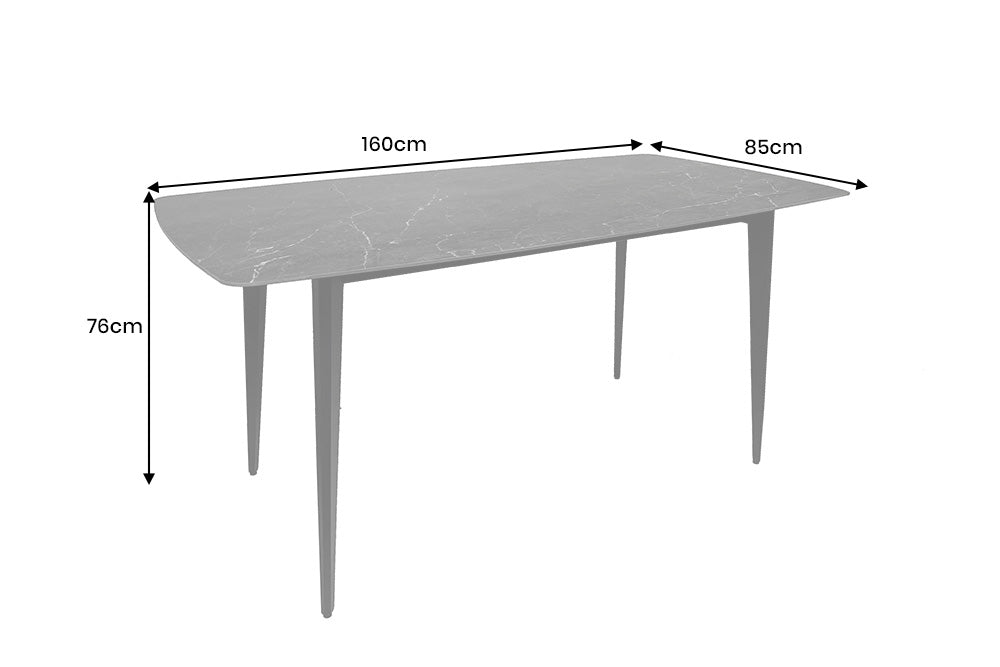 Dimensions de la table