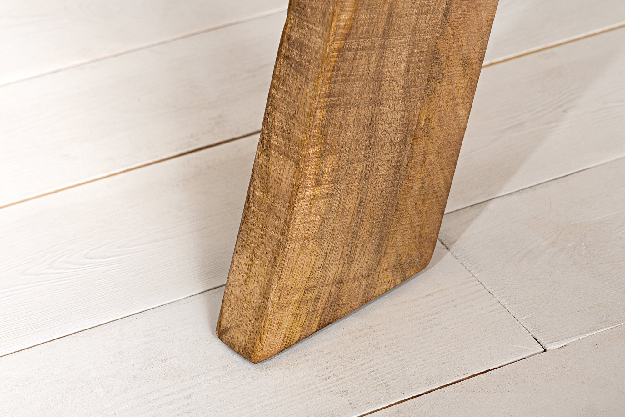 Table à manger ronde ART WOOD 140cm en manguier massif marron
