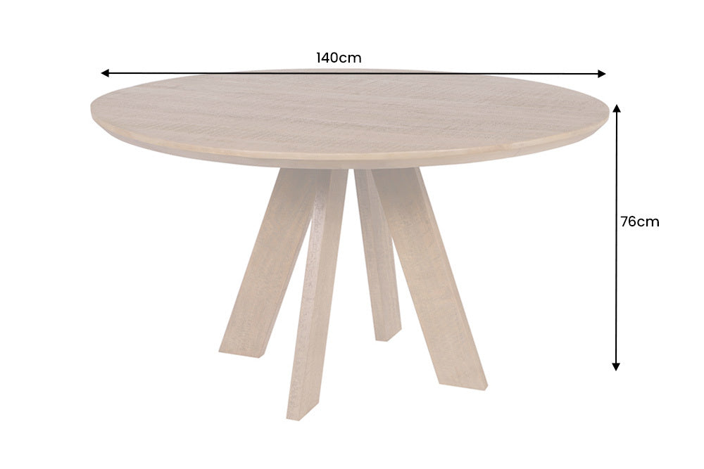 Dimensions de la table