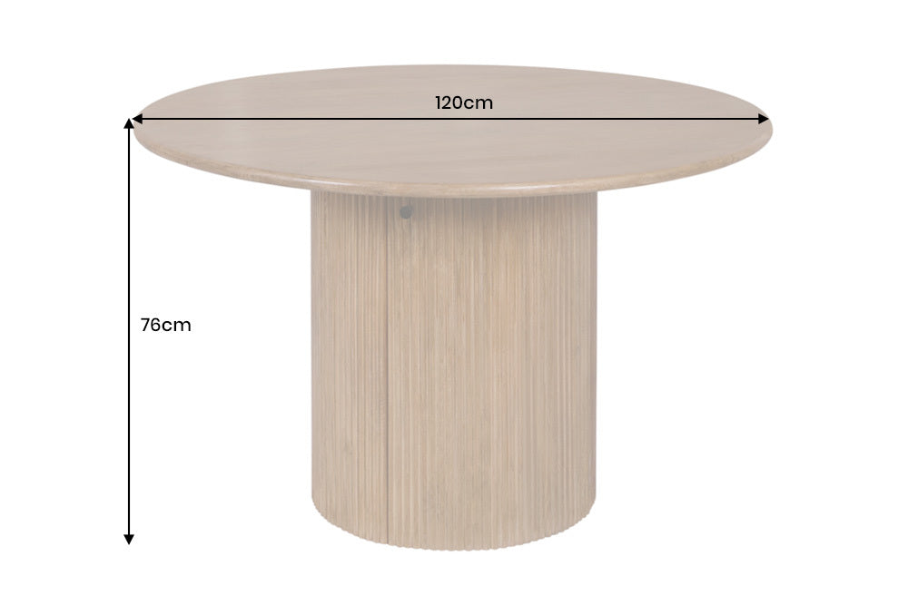 Dimensions de la table
