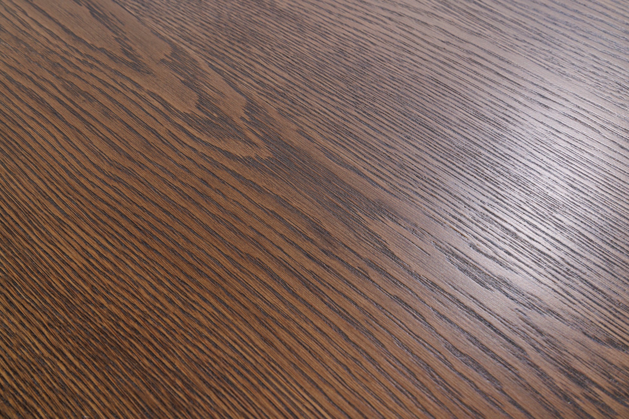 Table à manger ronde VALHALLA WOOD 140cm piètement colonne en chêne fumé