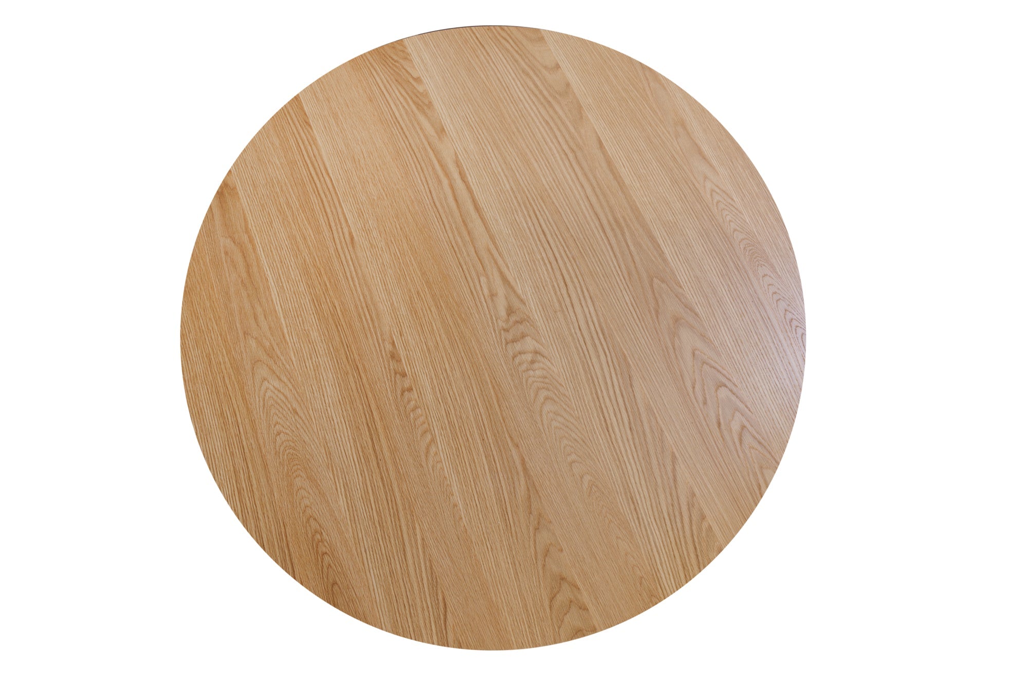 VALHALLA WOOD Mesa de comedor redonda de 140 cm con patas de roble natural