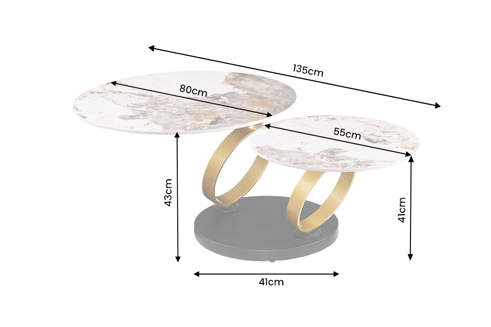 Dimensions de la table