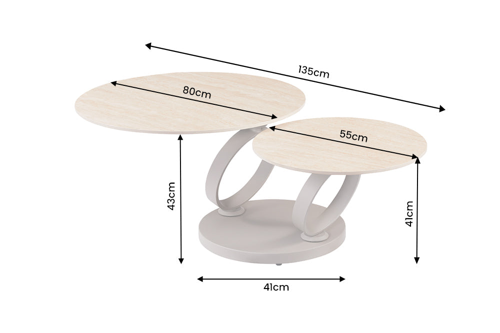 Dimensions de la table