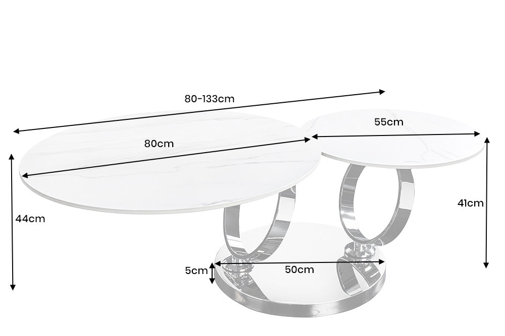 Dimensions de la table