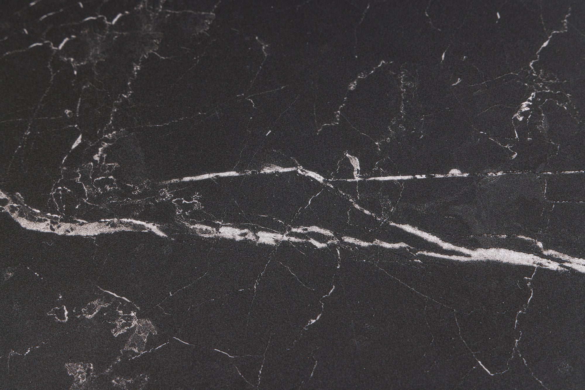 Mesa de centro de diseño MODERNO BARROCO 100cm negro antracita cromo cerámica mármol
