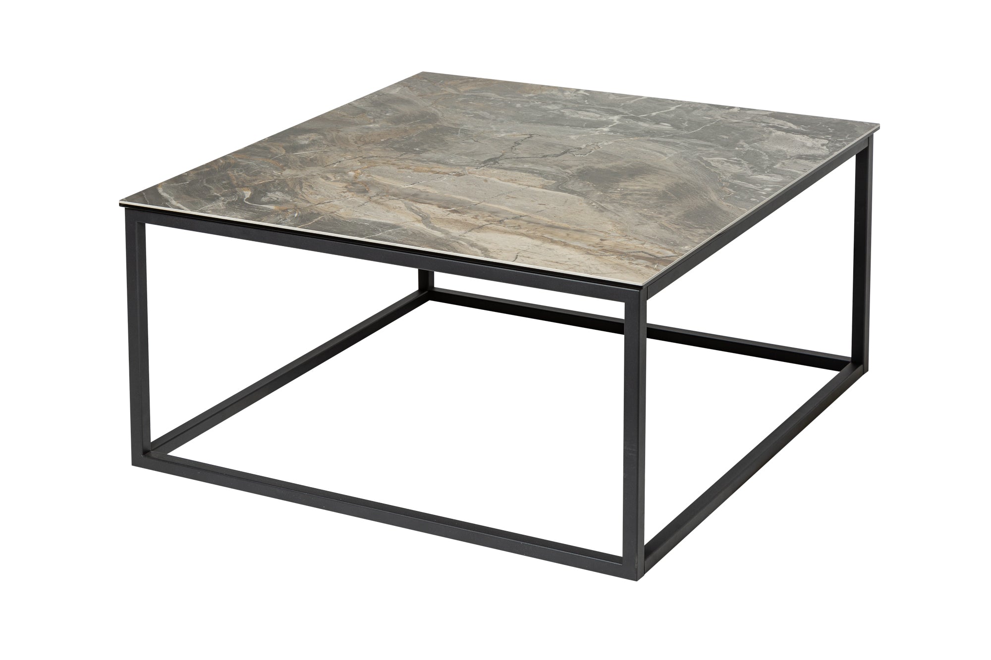SYMBIOSE mesa de centro de diseño 75cm cerámica mármol topo made in Italy