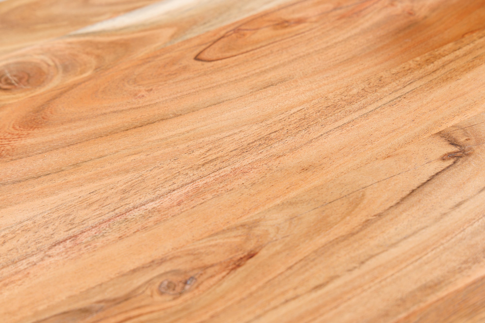 Mesa de centro de madera maciza WILD 100cm acacia natural patas horquillas árbol borde