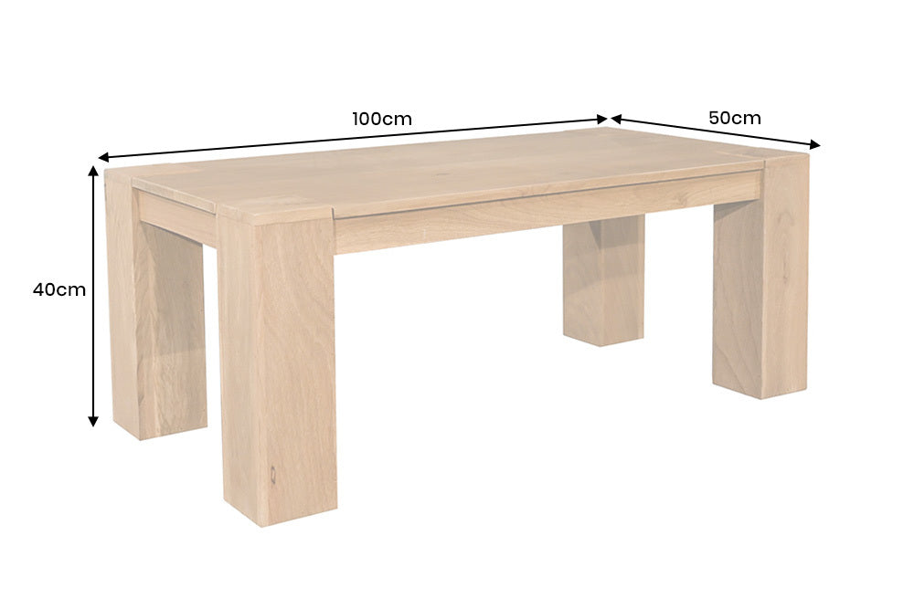 Dimensions de la table