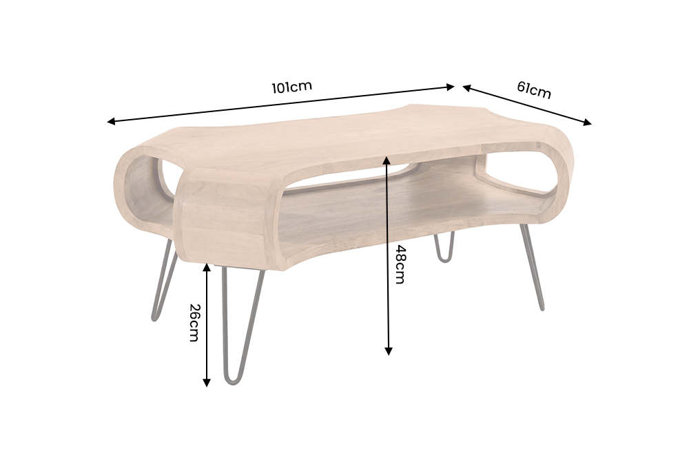 Dimensions de la table