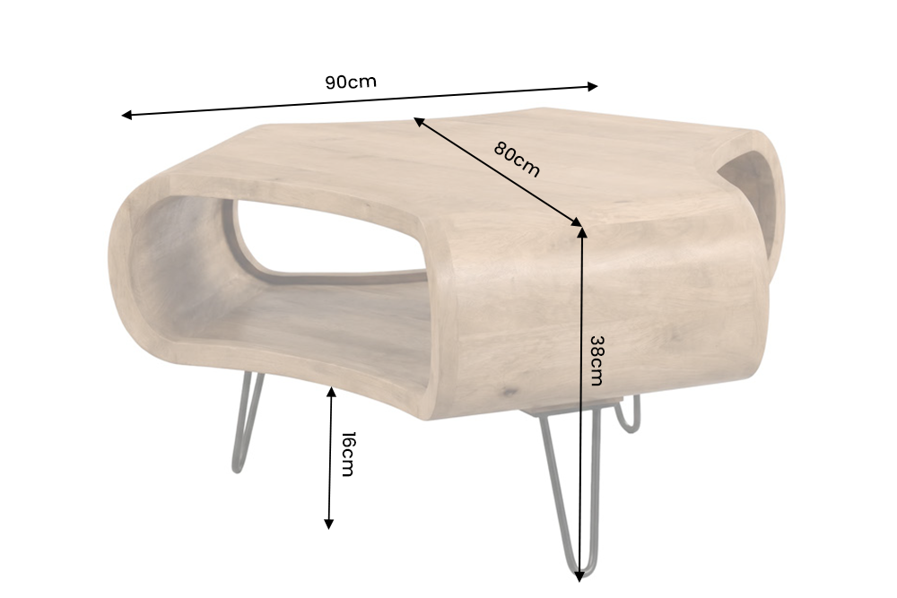 Dimensions de la table