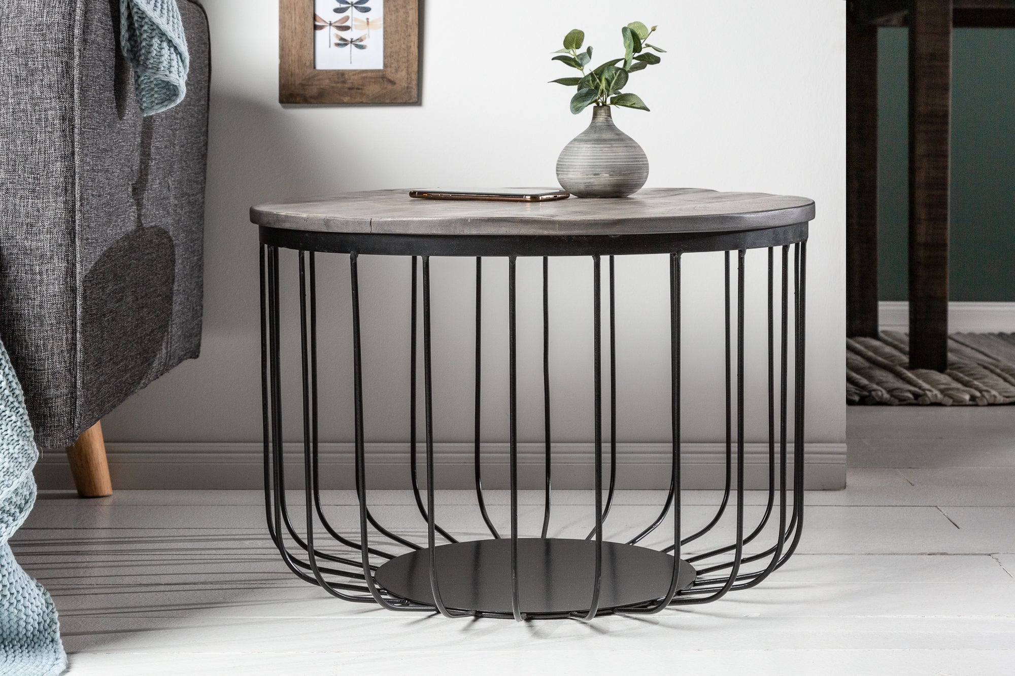 mesa-desván-redonda-factory-60cm-madera-de-mango-gris-masivo-estructura-metal-negro-hecho-a-mano_39672 (inv)